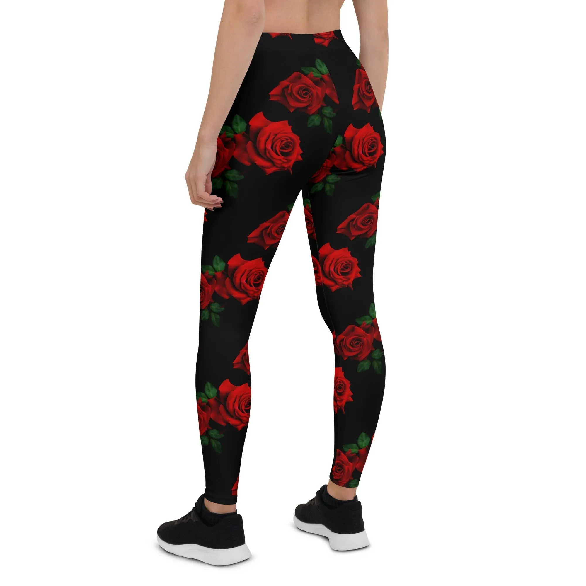 Red Roses Leggings