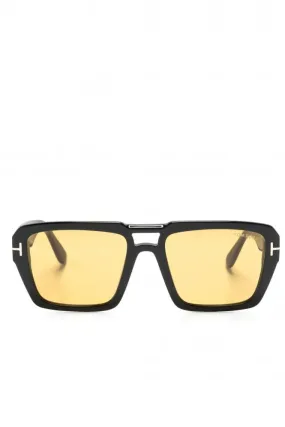 Redford Acetate Sunglasses Black