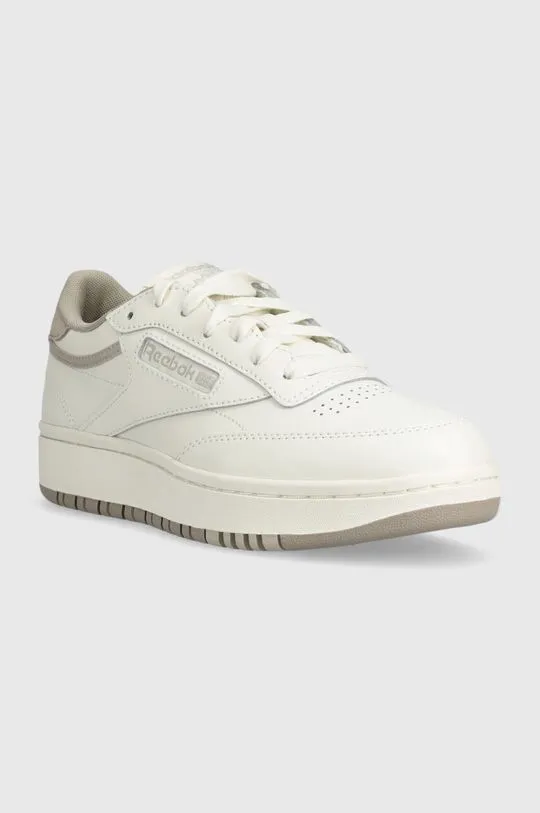 Reebok Classic leather sneakers CLUB C beige color