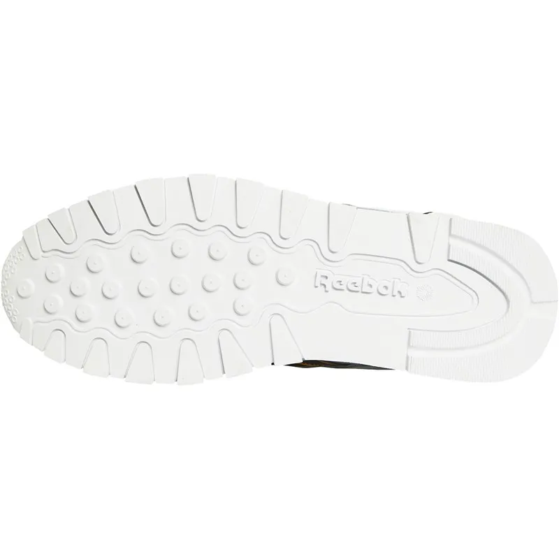 Reebok Classics Junior Classic Leather Trainers White/Core Black/Team Yellow