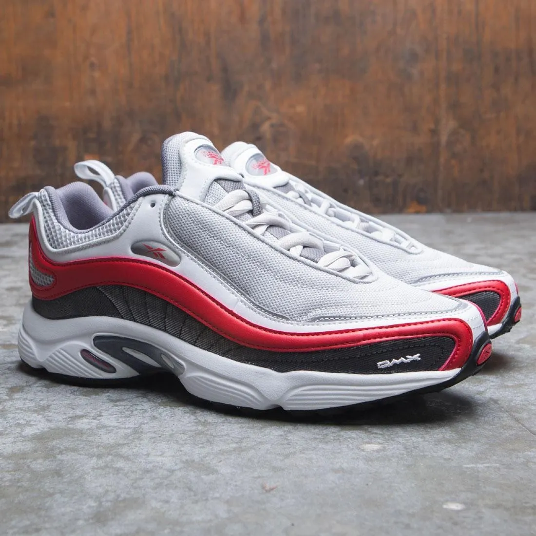 Reebok Men Daytona DMX MU (gray / skull grey / shark / white / red)