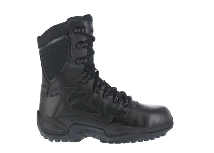 Reebok Men's Rapid Response 8 Stealth Boot With Side Zipper