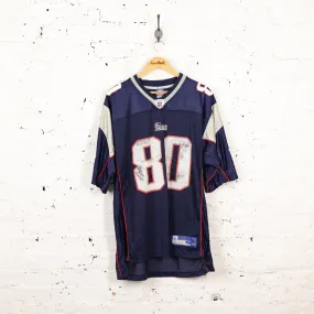 Reebok New England Patriots Brown NFL Jersey - Blue - L