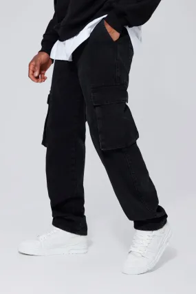 Relaxed Rigid Cargo Jeans