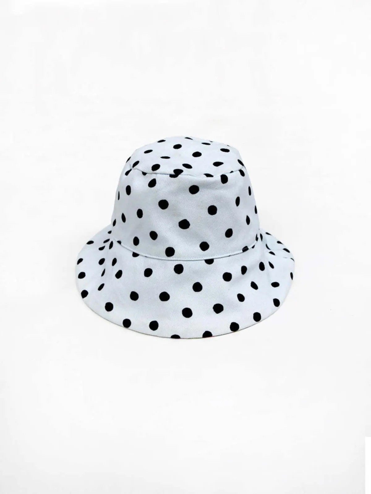 Reversible Bucket Hat - Dot/Fleur