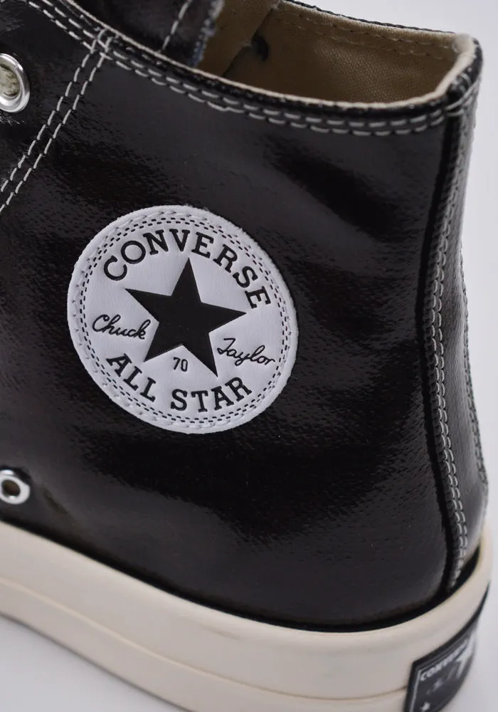 RICK OWENS DRKSHDW x CONVERSE DC01BX291 TURBODRK HI DENIM SHOES BLACK