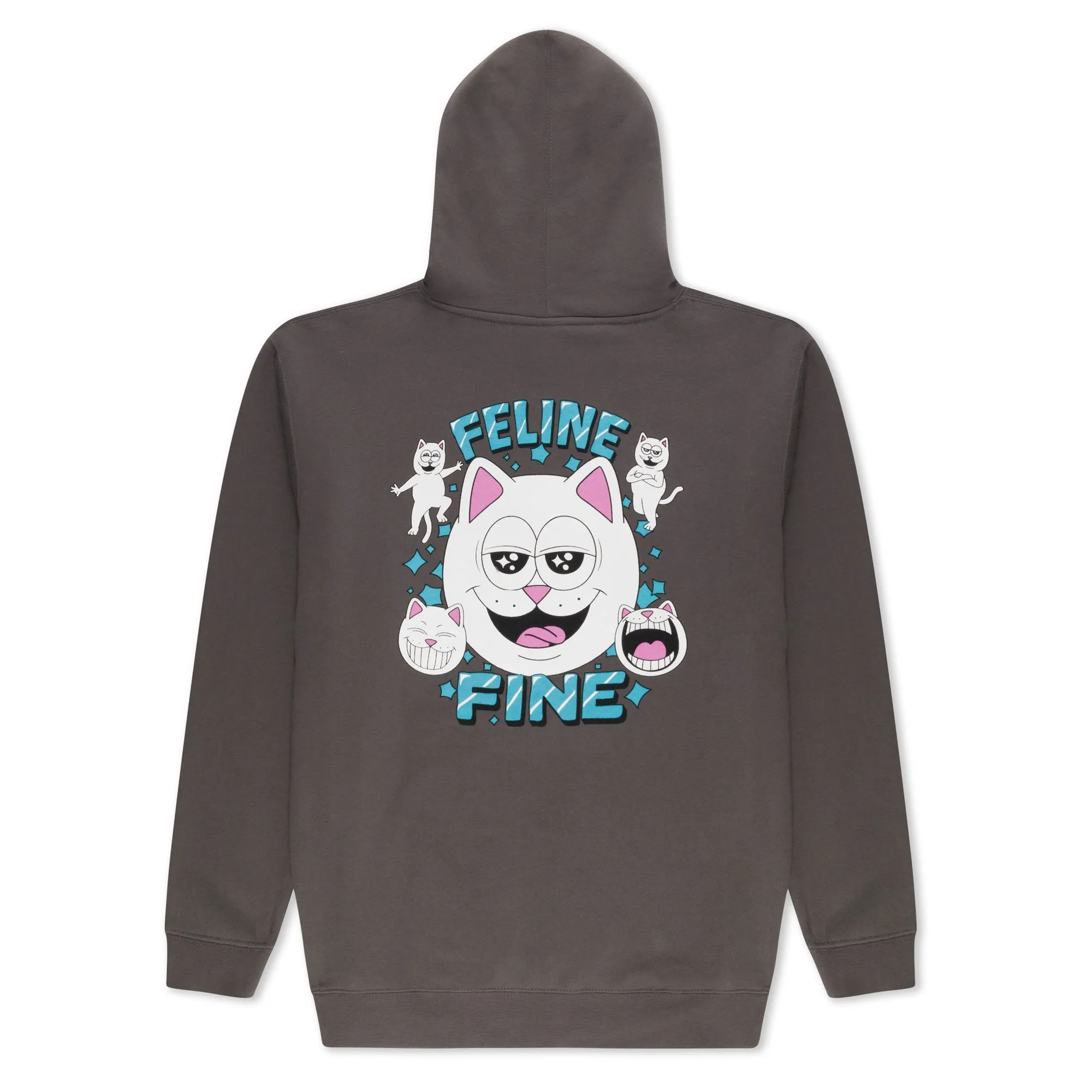 RIPNDIP Feline Fine Hoodie - Charcoal exclusive at Remix