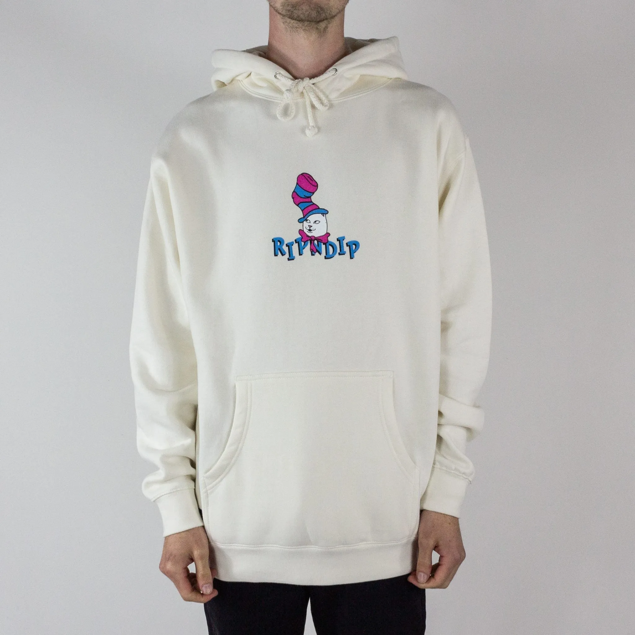 RIPNDIP Nerm in a Hat Hoodie- Natural exclusive at Remix