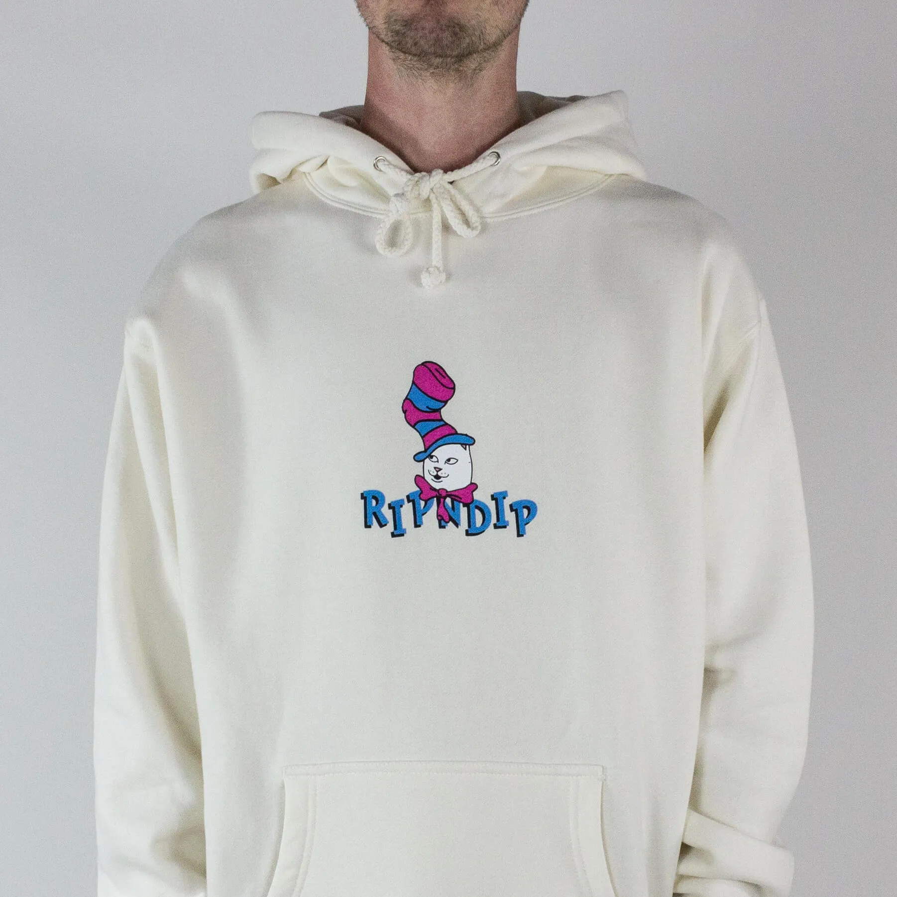 RIPNDIP Nerm in a Hat Hoodie- Natural exclusive at Remix