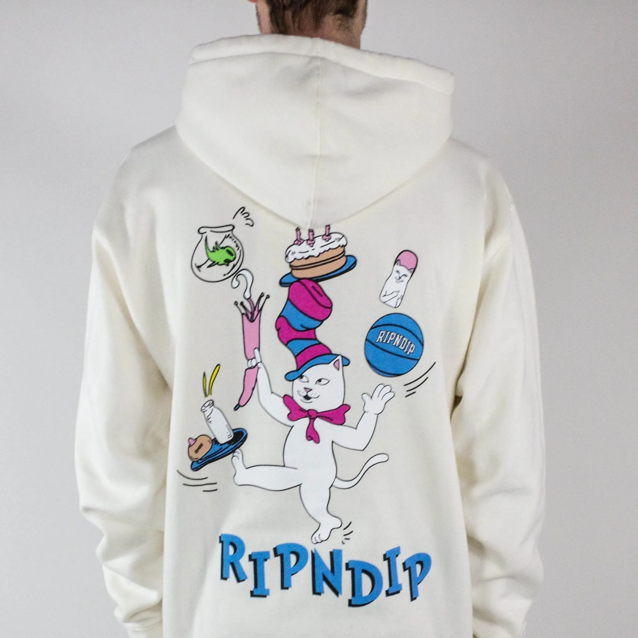 RIPNDIP Nerm in a Hat Hoodie- Natural exclusive at Remix