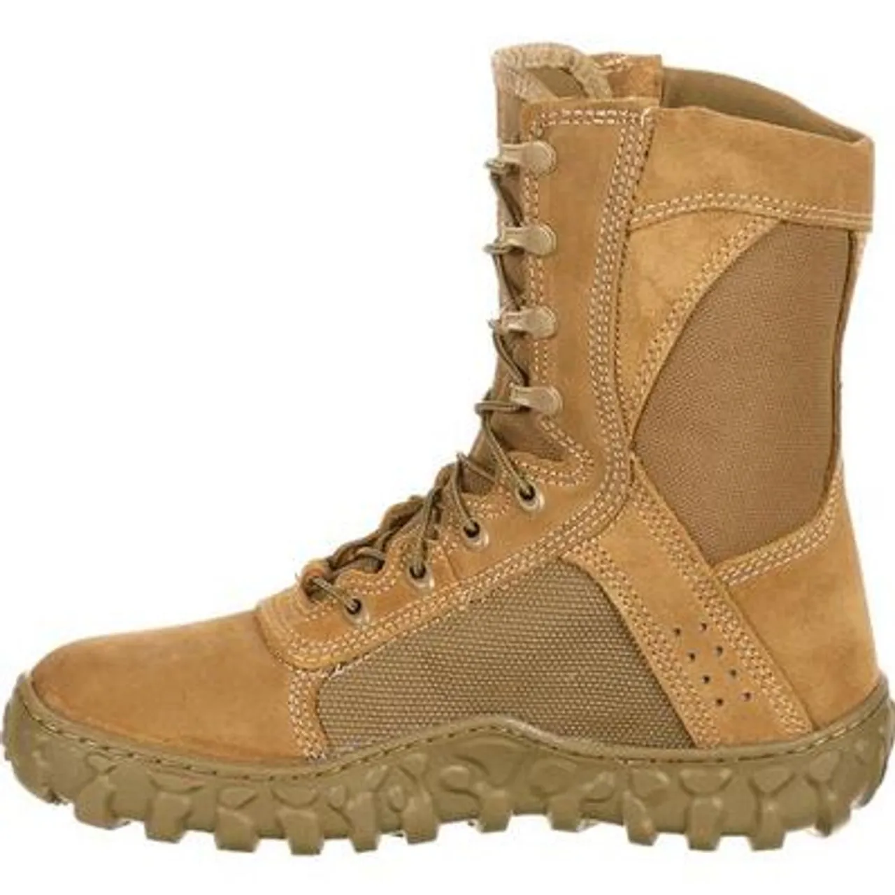 Rocky S2V Ventilated Military Duty Boot Coyote Brown USA Made Berry Compliant