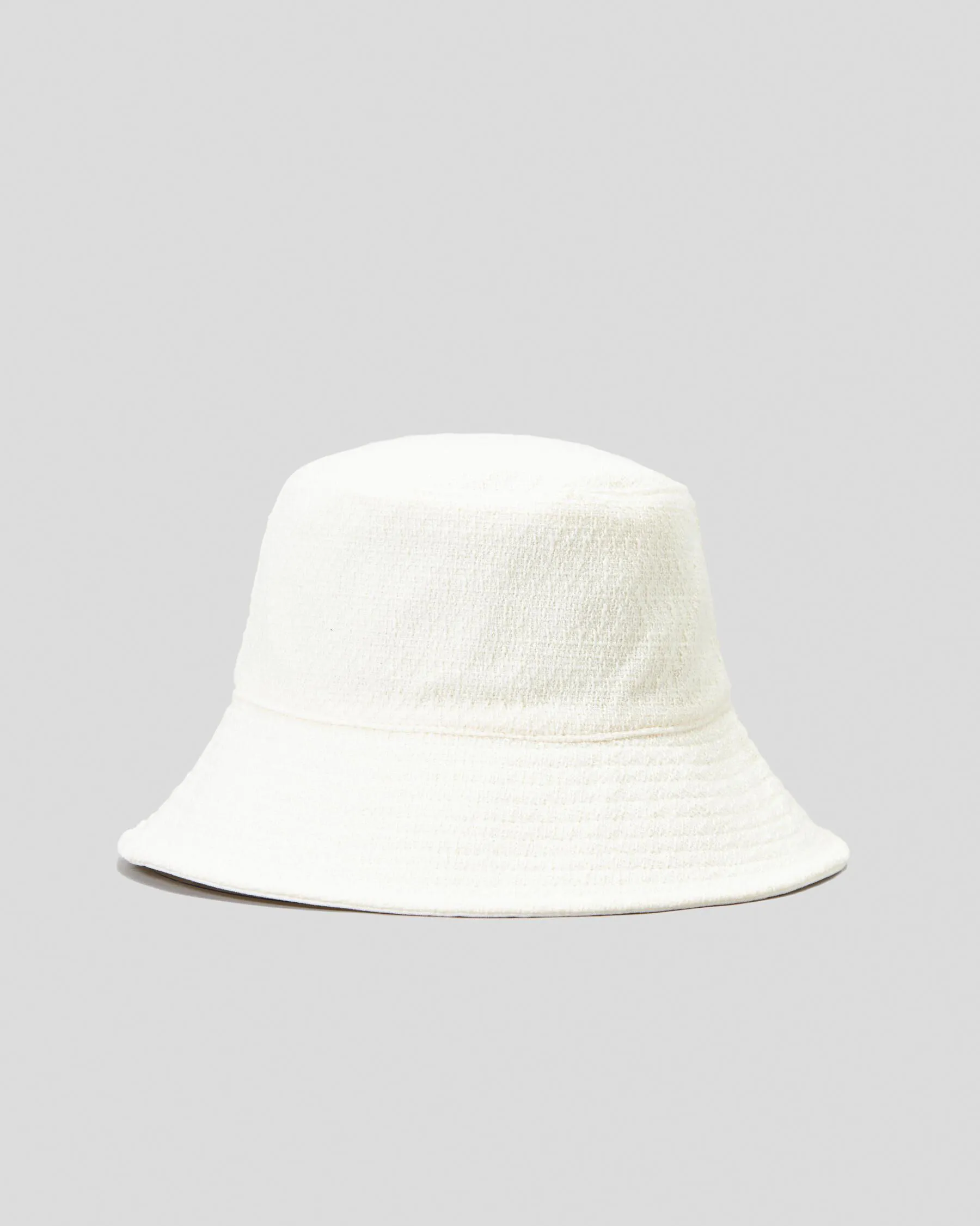 Rusty Bobby Boucle Reversible Bucket Hat