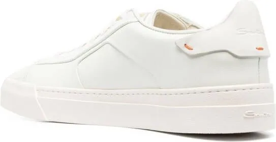 Santoni debossed-logo sneakers White