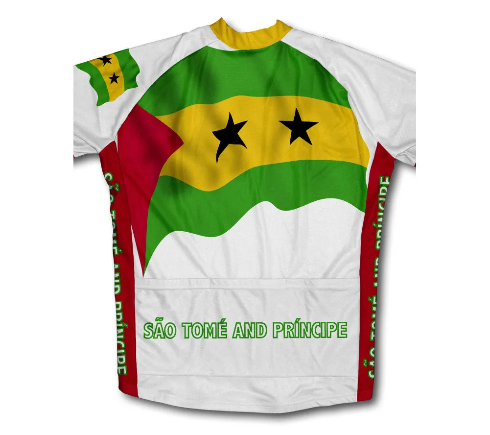 Sao Tome And Principe Flag Winter Thermal Cycling Jersey