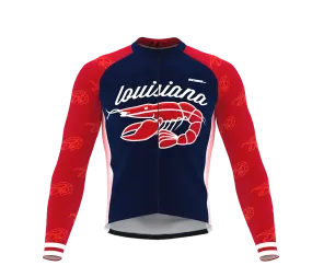 ScudoPro Pro Thermal Long Sleeve Cycling Jersey Louisiana USA state Icon landmark identity  | Men and Women