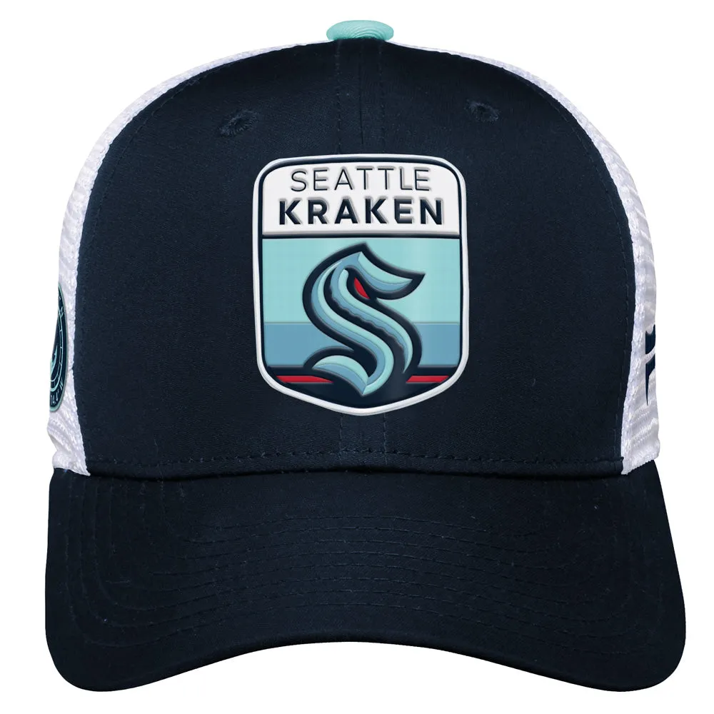 SEATTLE KRAKEN YOUTH TRUCKER DRAFT HAT