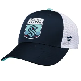 SEATTLE KRAKEN YOUTH TRUCKER DRAFT HAT