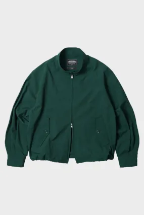 Seersucker Buddy Harrington Jacket - Dark Green