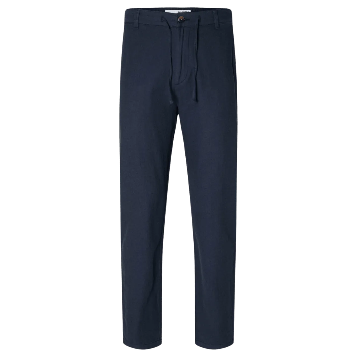 Selected Slim Fit Tapered Linen Trousers