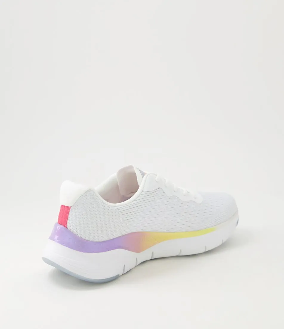 SKECHERS Arch Fit White Multi Sneakers