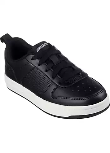 Skechers Boys Black Smooth Street Genzo Trainers | Grattan