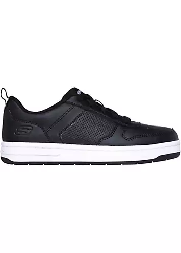 Skechers Boys Black Smooth Street Genzo Trainers | Grattan