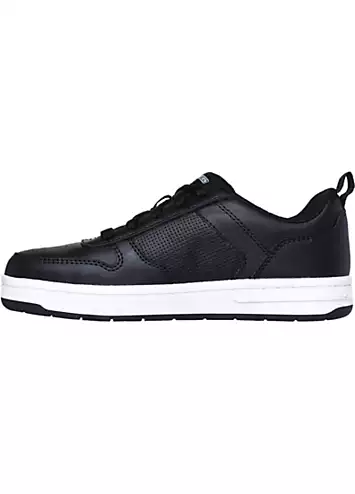 Skechers Boys Black Smooth Street Genzo Trainers | Grattan