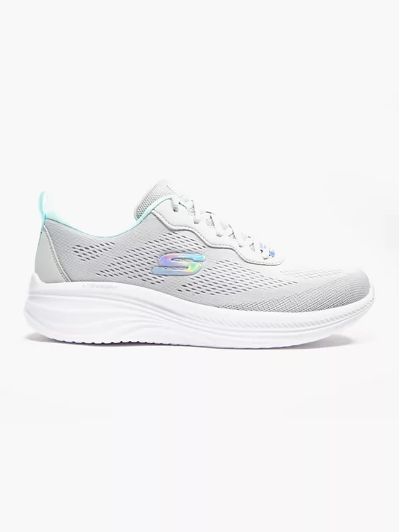 Skechers  Lightweight Skechers Grey/Blue Trainers