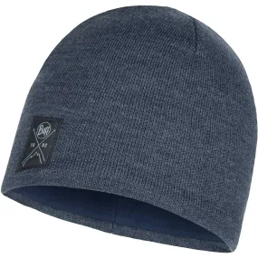 Solid Knitted & Polar Fleece Hat