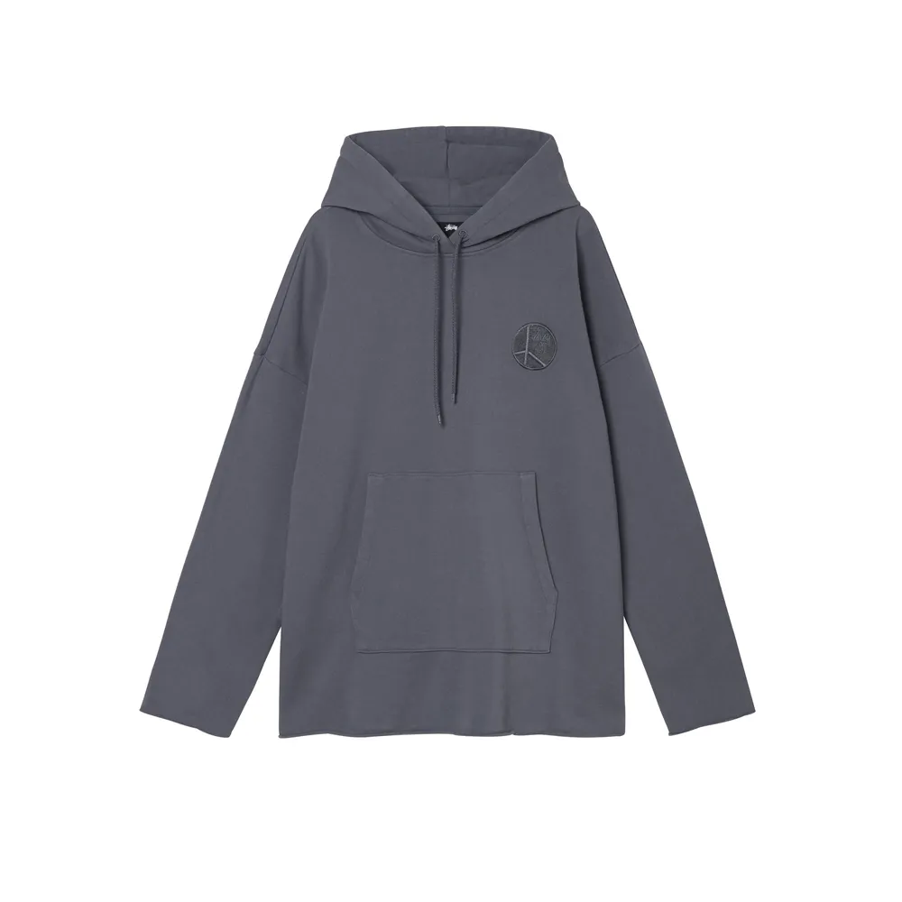 Stussy Melo Raw Edge Fleece Slate 218126