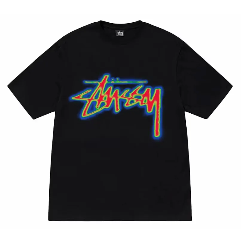 Stussy Thermal Stock Tee Black