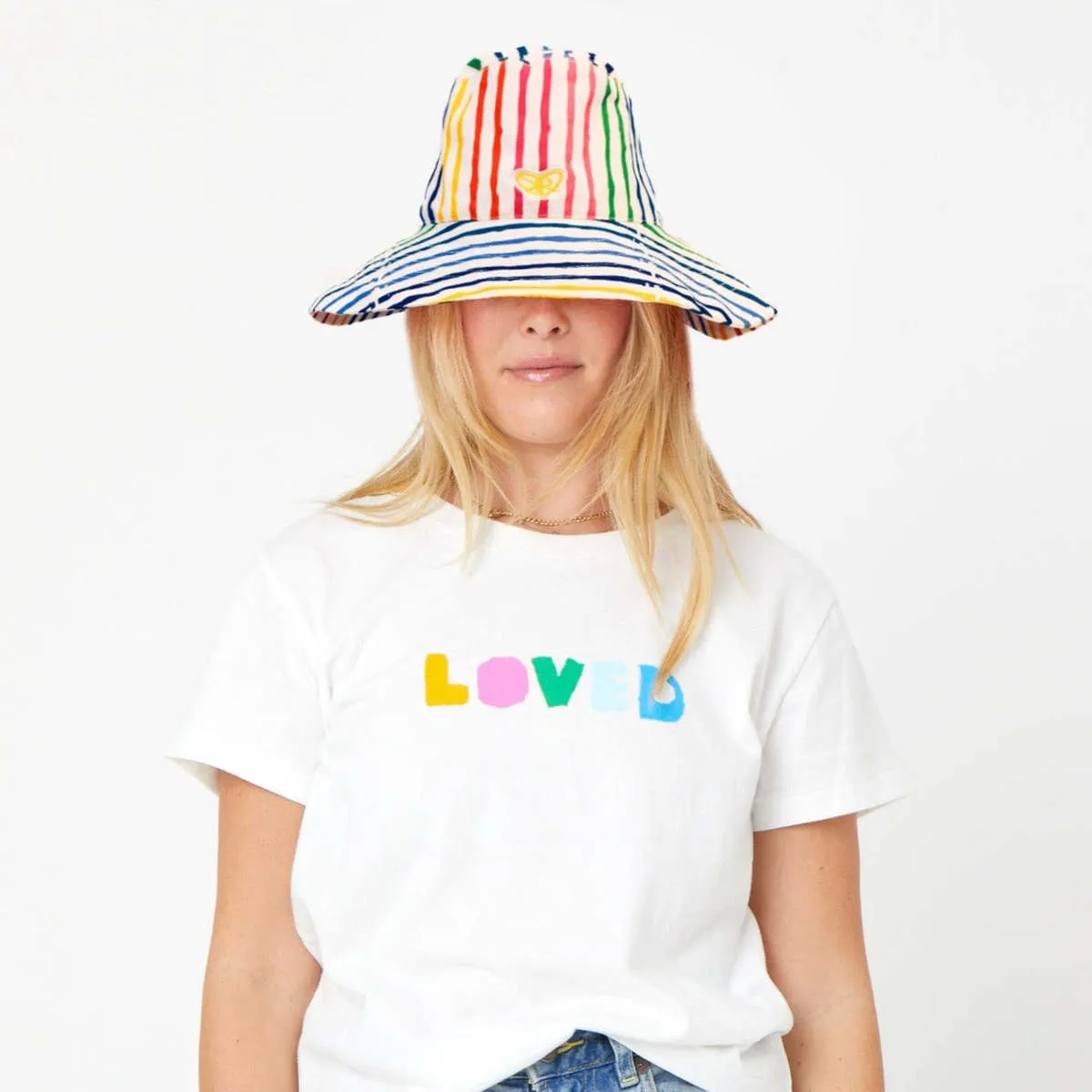 Sunny Daze Striped Hat - Multi