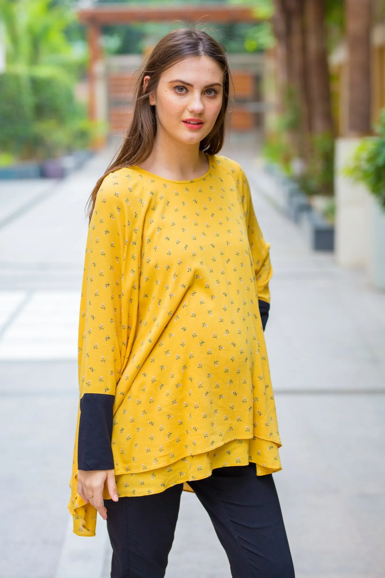 Sunshine Layered Maternity Top