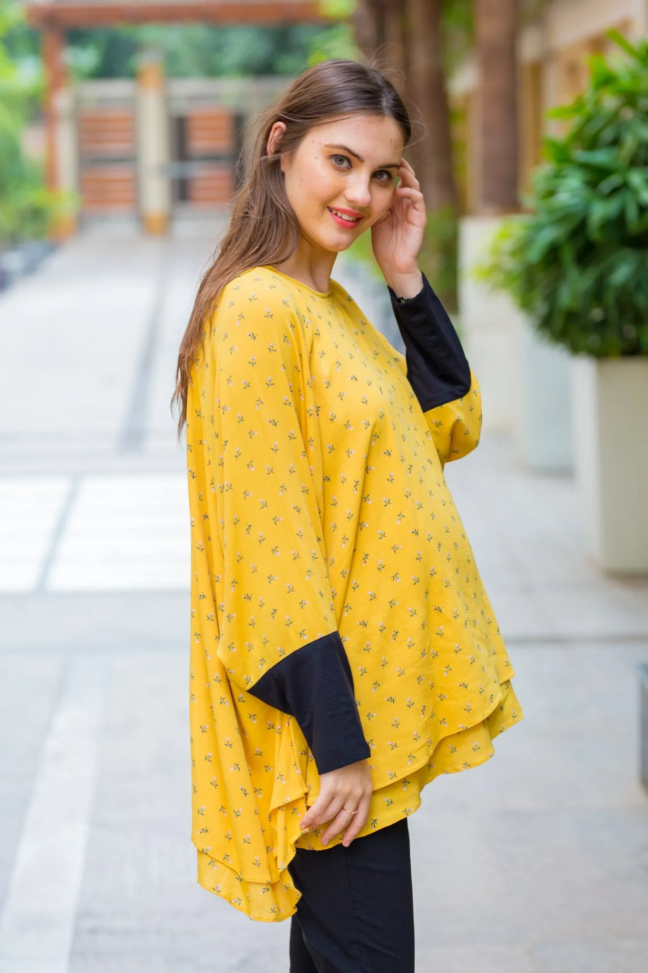 Sunshine Layered Maternity Top