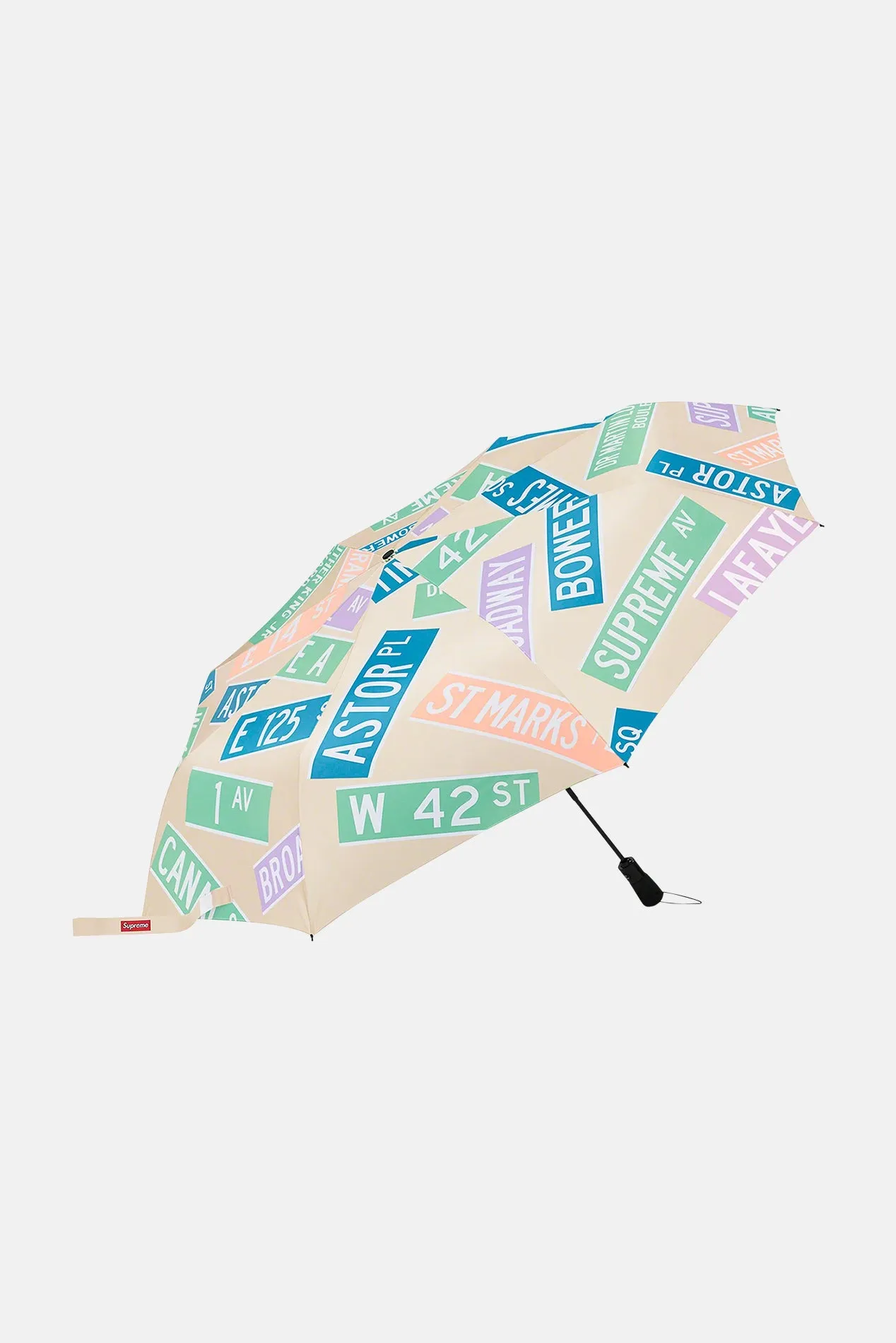 Supreme ShedRain Street Signs Umbrella Natural