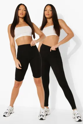 Tall Booty Boost Leggings And Short 2 Pack