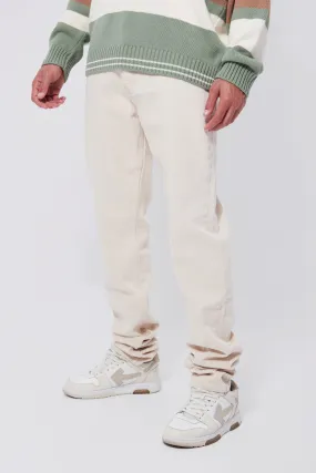 Tall Straight Leg Stacked Overdye Jeans