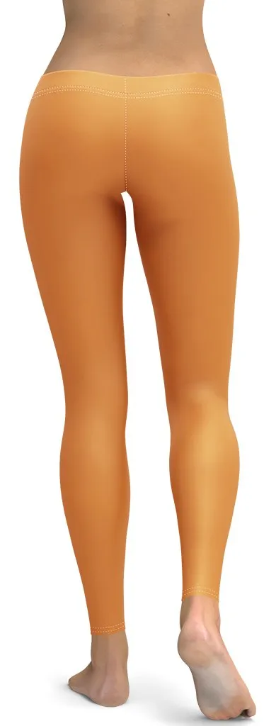 Tangerine Orange Leggings