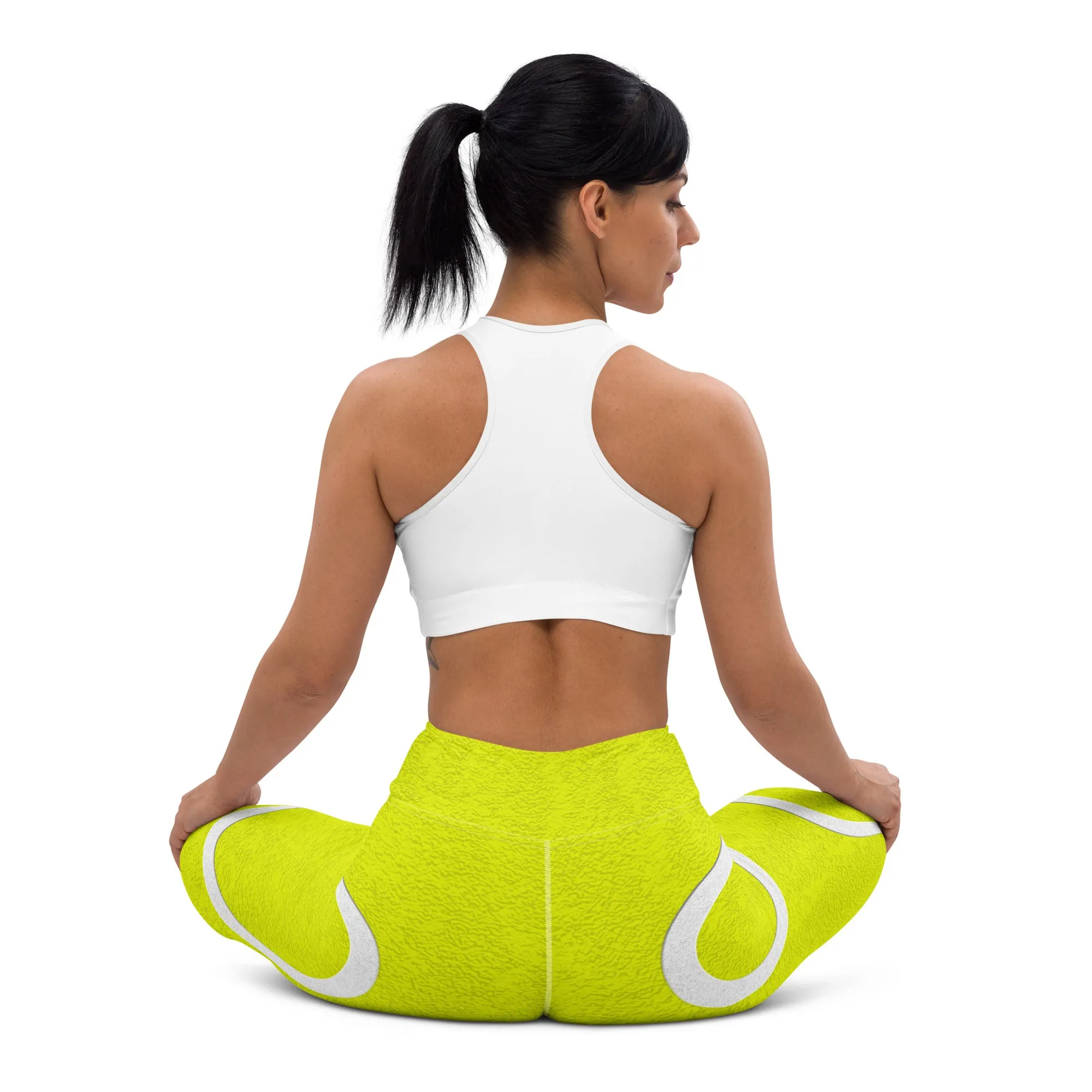 Tennis Ball Yoga Leggings