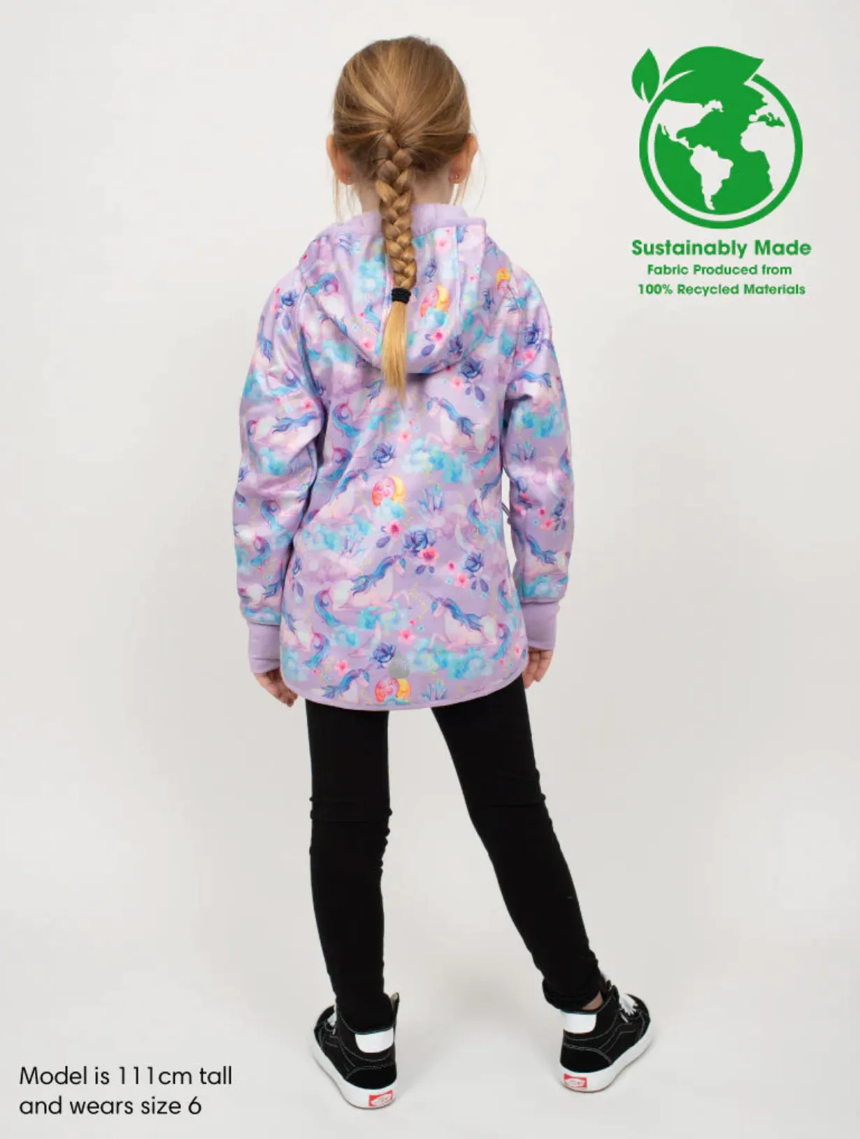 The All-Weather Fleece Hoodie - Unicorn Dream - KIDS