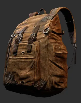 The Last Of Us Part 2 Joel Backpack | Brown Leather Bag | ujackets.com.