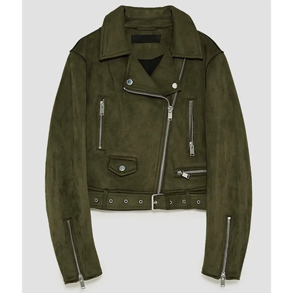 The Mick S02 Sofia Black-D’Elia Green Jacket