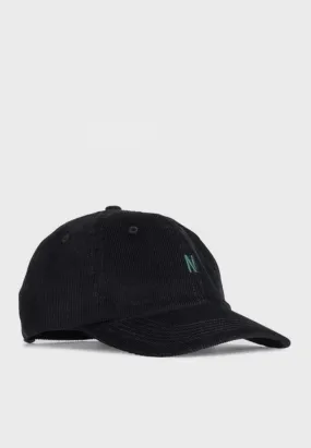 Thin Cord Sports Cap - boot black