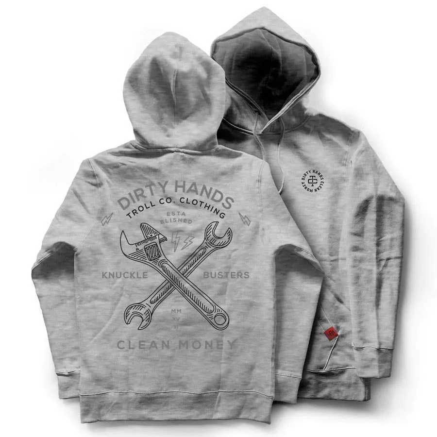 Troll Co. Men's Twisting Wrenches Graphic Hoodie