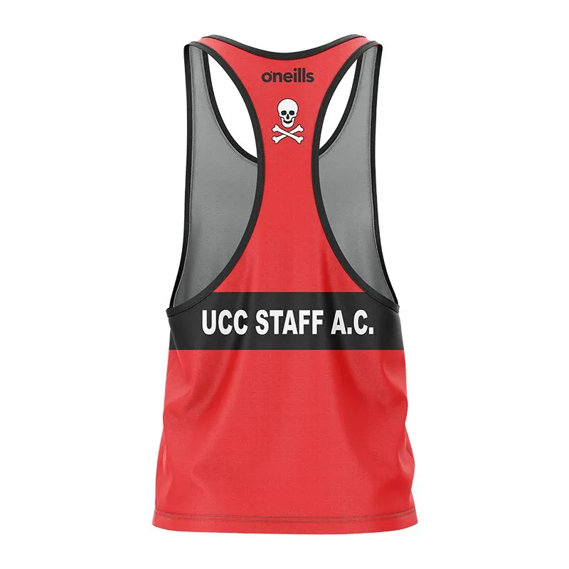 UCC Staff Athletic Club Women's Fit Athletics Vest Red