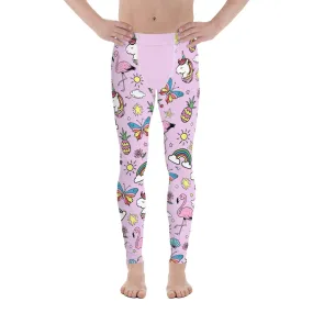 Unicorn Print Men's Leggings