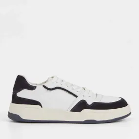 Vagabond Cedric Contrast Leather Basket Trainers