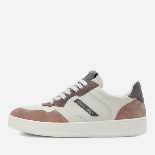 Valentino Men's Suede and Leather Basket Trainers