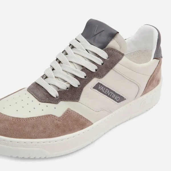 Valentino Men's Suede and Leather Basket Trainers