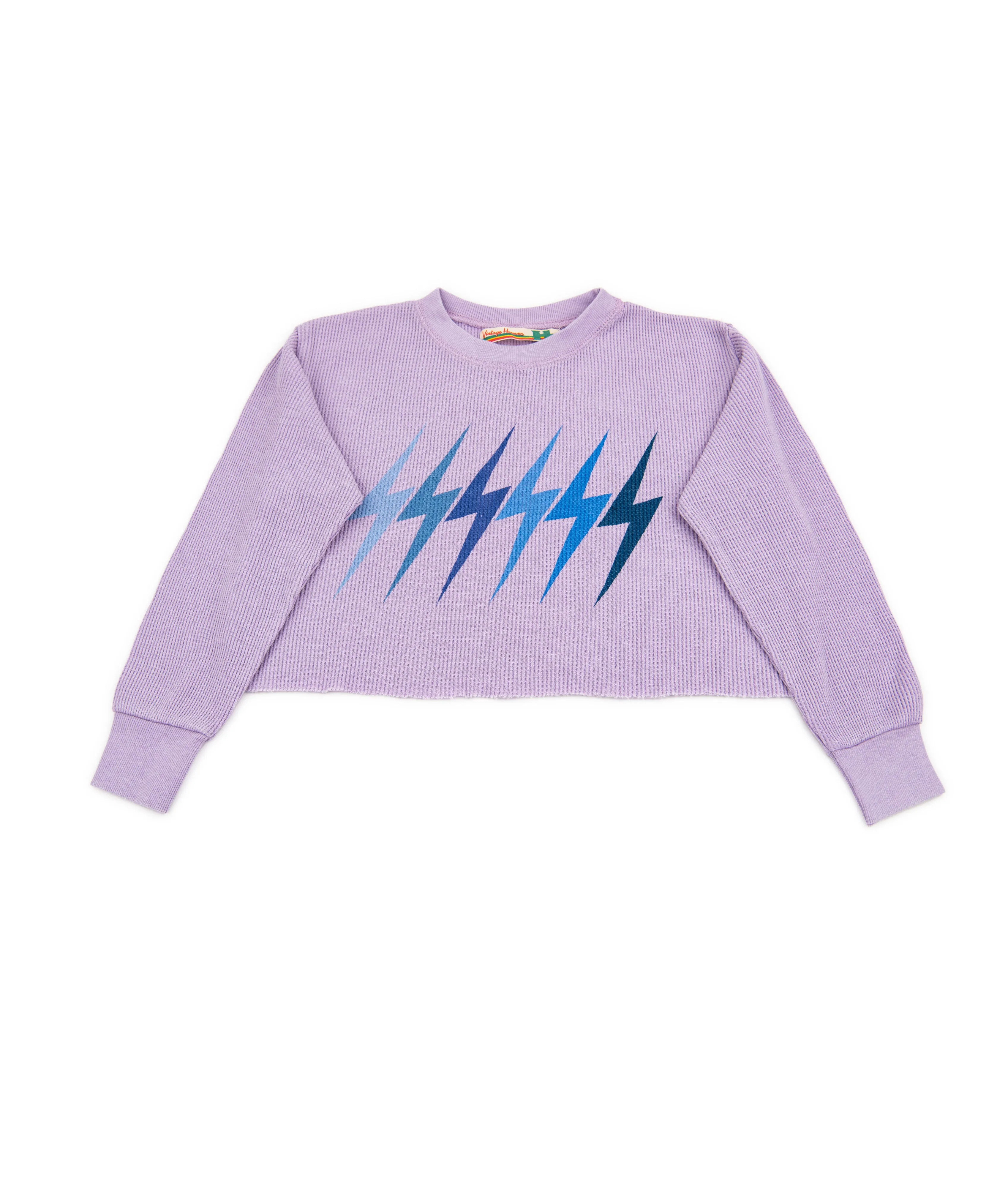 Vintage Havana Girls Bolt Thermal Crew